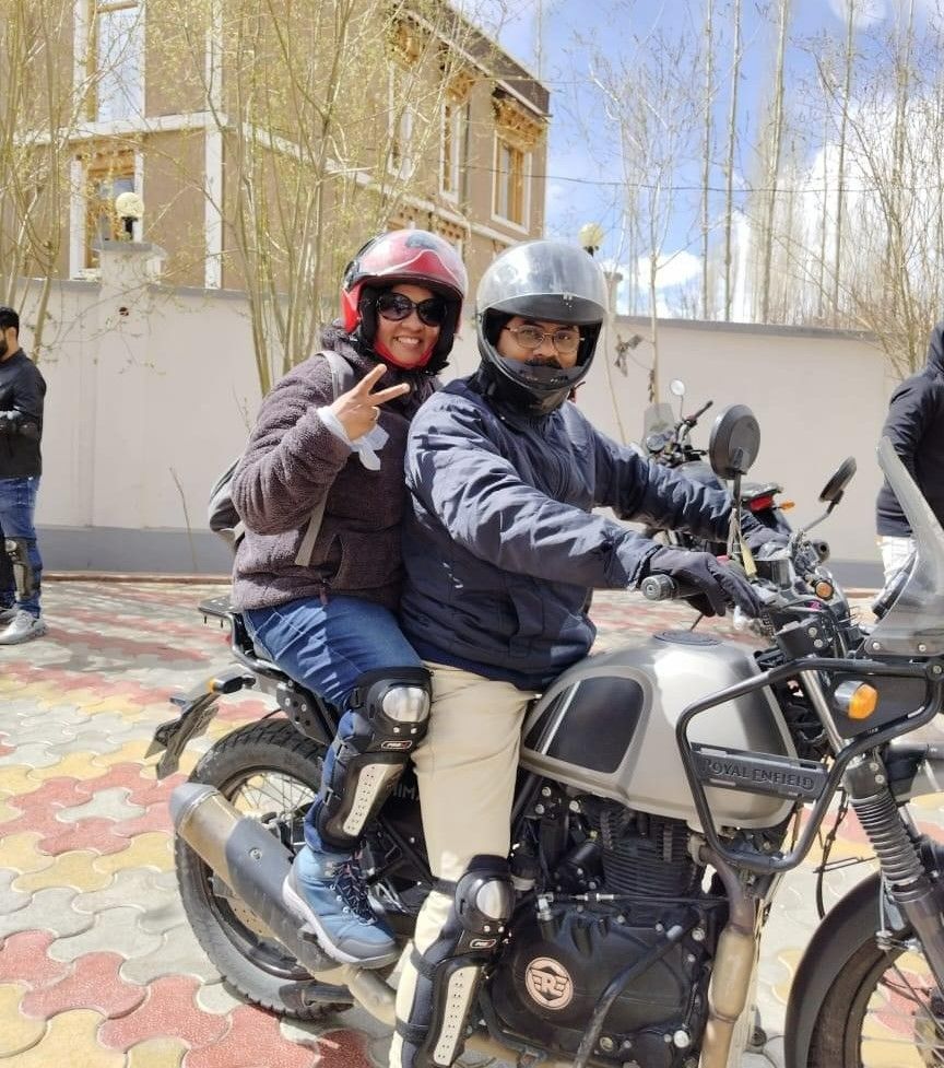 Echoes of Youth: Pinakin and His Wife’s Review of Ladakh Bike Adventure